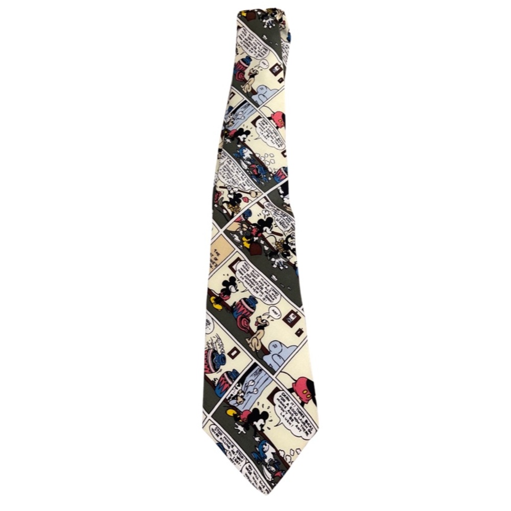 Vintage DISNEY Mickey Mouse Novelty Necktie: by Balancine Inc: GUC: Disneyana